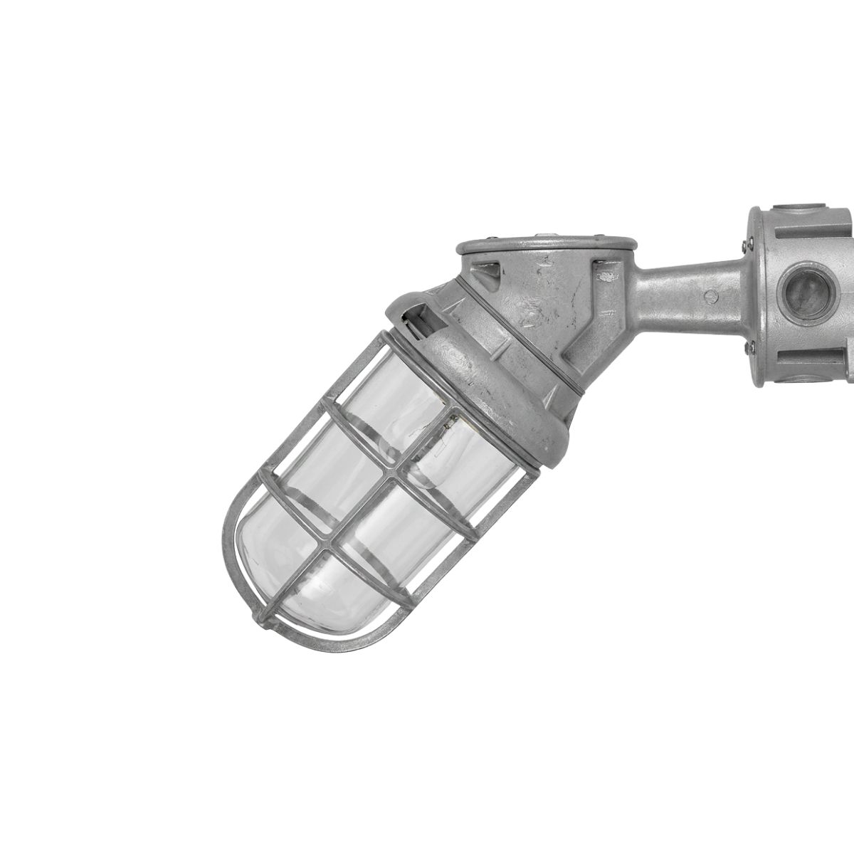 Luminária Industrial Arandela Tgvp Cz 250W E40 Difusor Vidro Alcalino 3/4 Bsp C/Aloj/Refl/Grade - Wetzel