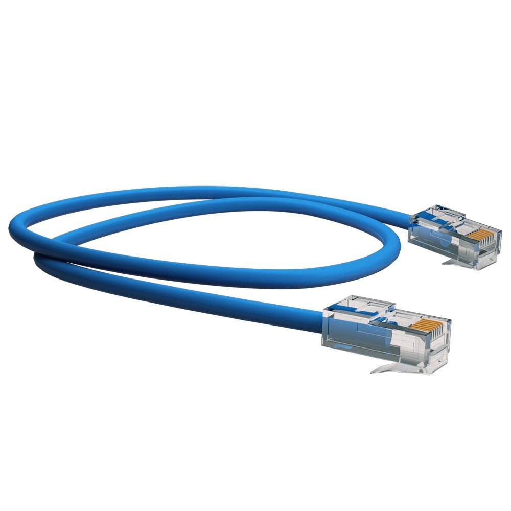 Cabo De Rede Patch Cord Azul U/Utp Cat.5E cmx T568A/B 2,5 MetrosSohoplus - Furukawa