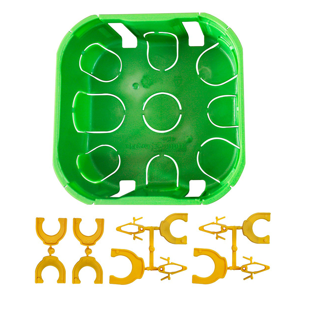 Caixa Derivação 4X4 Drywall Pvc Verde - Tigre