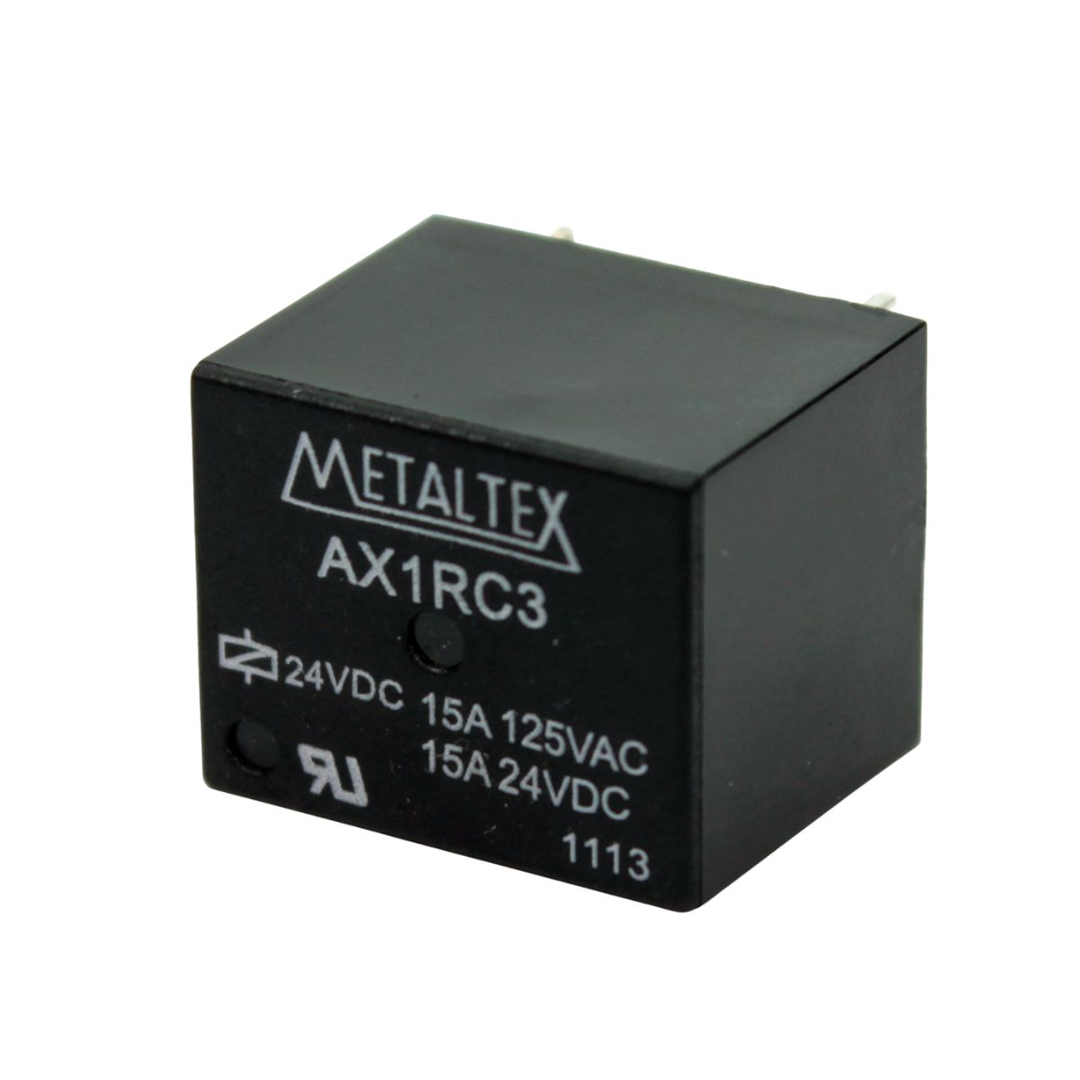 Relé Industrial Mini 15A 24Vcc 1 Rev (Spdt) - Metaltex