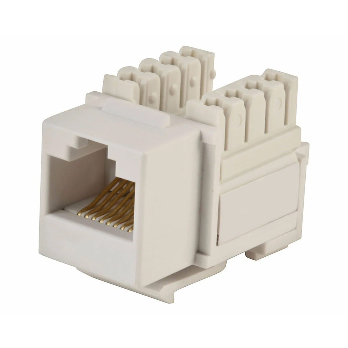 Conector Modular Keystone RJ11 Fêmea Cat3 Bege - Multitoc