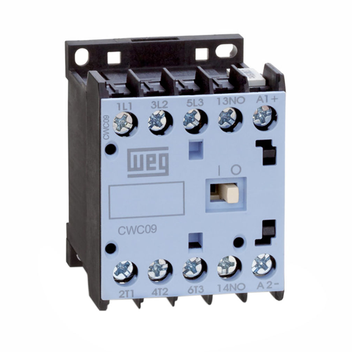 Contator Mini Potência Tripolar 9A 24Vcc 1Na CWC09-10-30C03 - WEG
