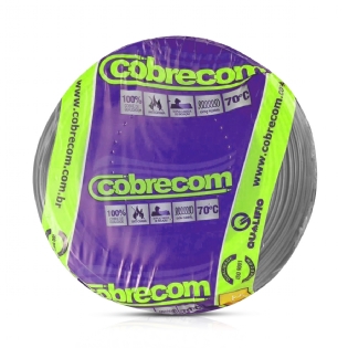 Cabo Flexível 750V Atox 2,50mm Cinza 100 Metros - Cobrecom