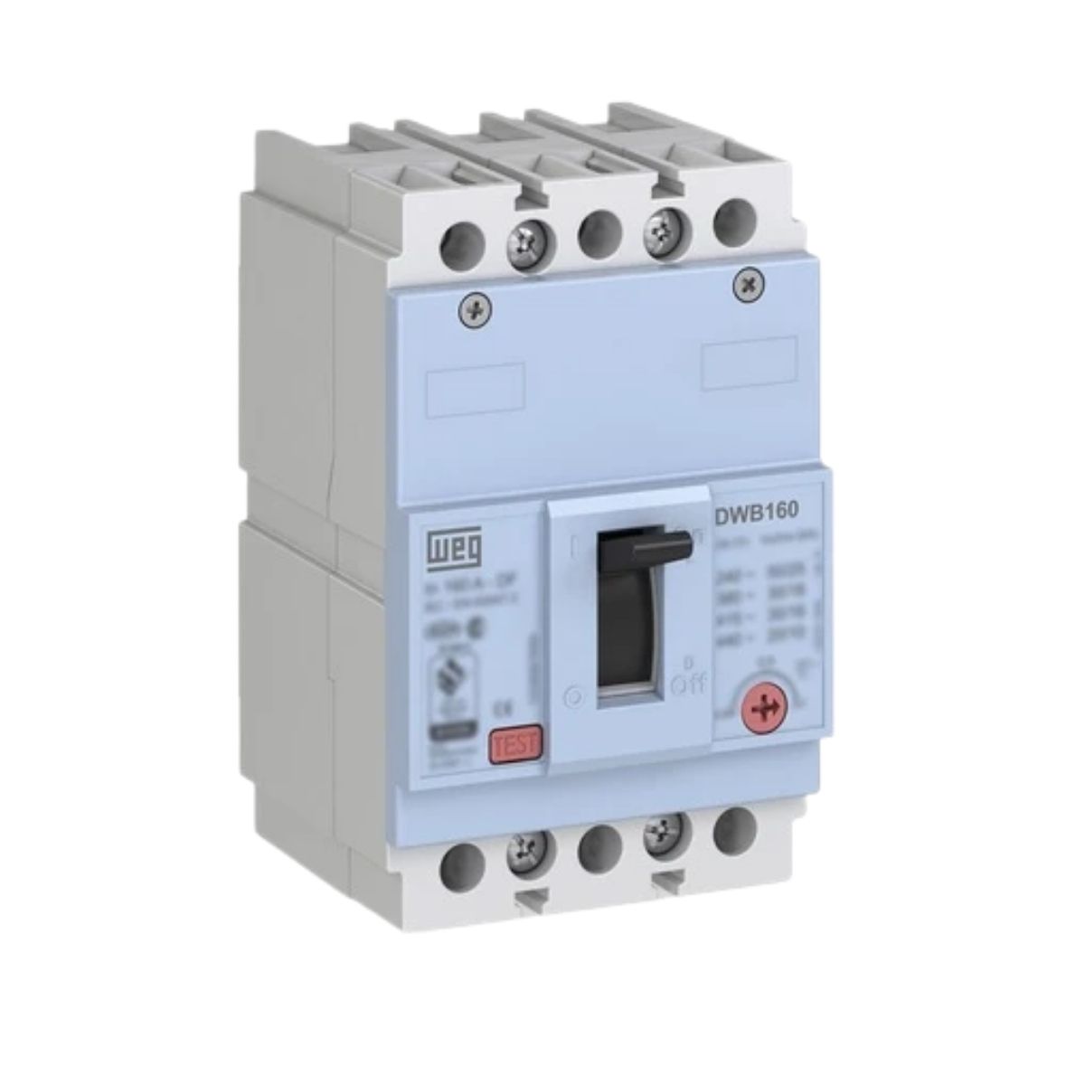 Disjuntor Caixa Moldada Tripolar 100A 16Ka 380/415V 50/60Hz -  Weg