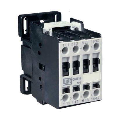 Contator Potência Tripolar 18A 220V 1Na 50/60Hz CWM18-10-30D23 - WEG