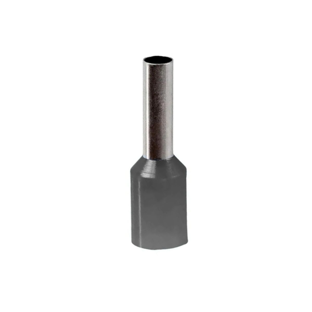 Terminal Tubular (Ilhos) 4,00Mm (12Awg) Pré-Isolado Cinza - Intelli