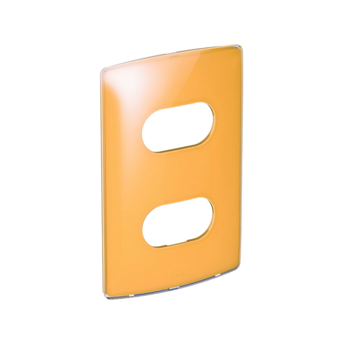 Placa Acabamento 2 Postos Horizontal4X2 Nereya Tangerina Gloss - Pial