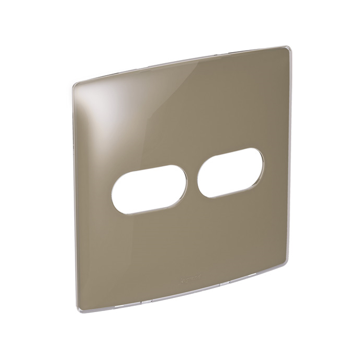 Placa Acabamento 2 Postos 4X4 Nereya Malt Gloss - Pial