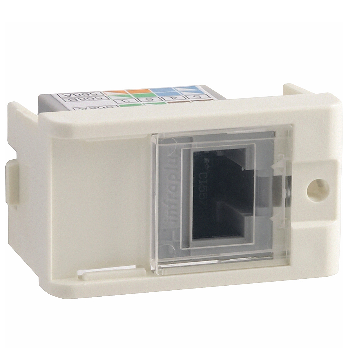 Módulo Tomada Rede RJ45 Cat6 Lunare Branco Polar - Schneider Electric