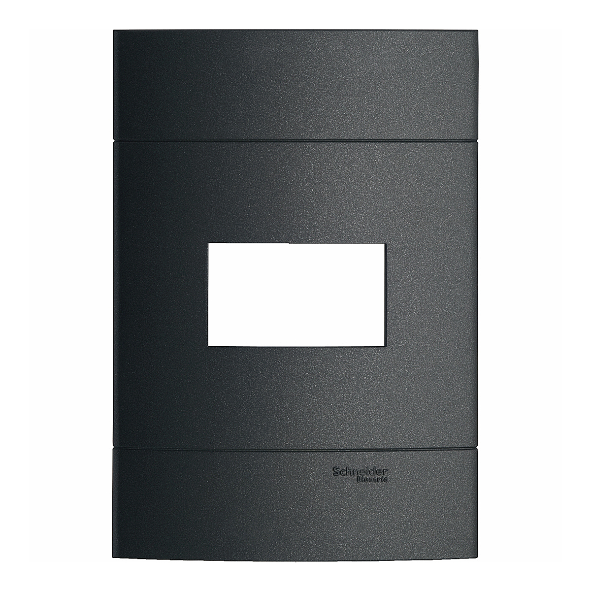 Placa Acabamento Horizontal 4X2 Decor Preto Onix - Schneider Electric