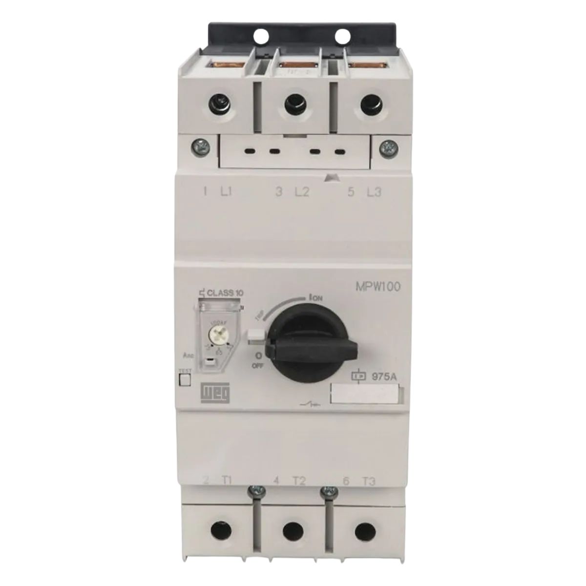 Disjuntor Motor Tripolar 75A 55-75A 50Cv 380/415V 50Ka 380/440V 50/60Hz - Weg