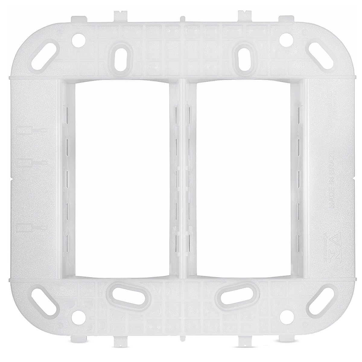 Suporte 6 Postos Horizontal 4X4 Lunare - Schneider Electric