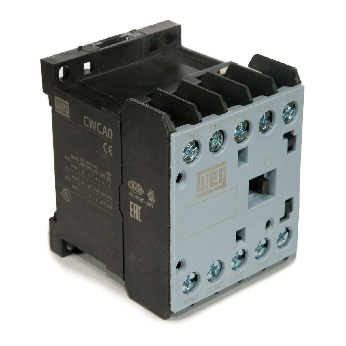 Contator Mini Auxiliar 10A 24Vcc 2Na+2Nf CWCA0-22-00C03 - WEG