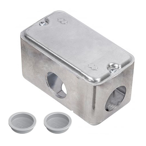 Condulete Alumínio Múltiplo Tipo X 1.1/4-1.1/2 Com Tampa Com 2 Polegadas Sem Vedação - Wetzel