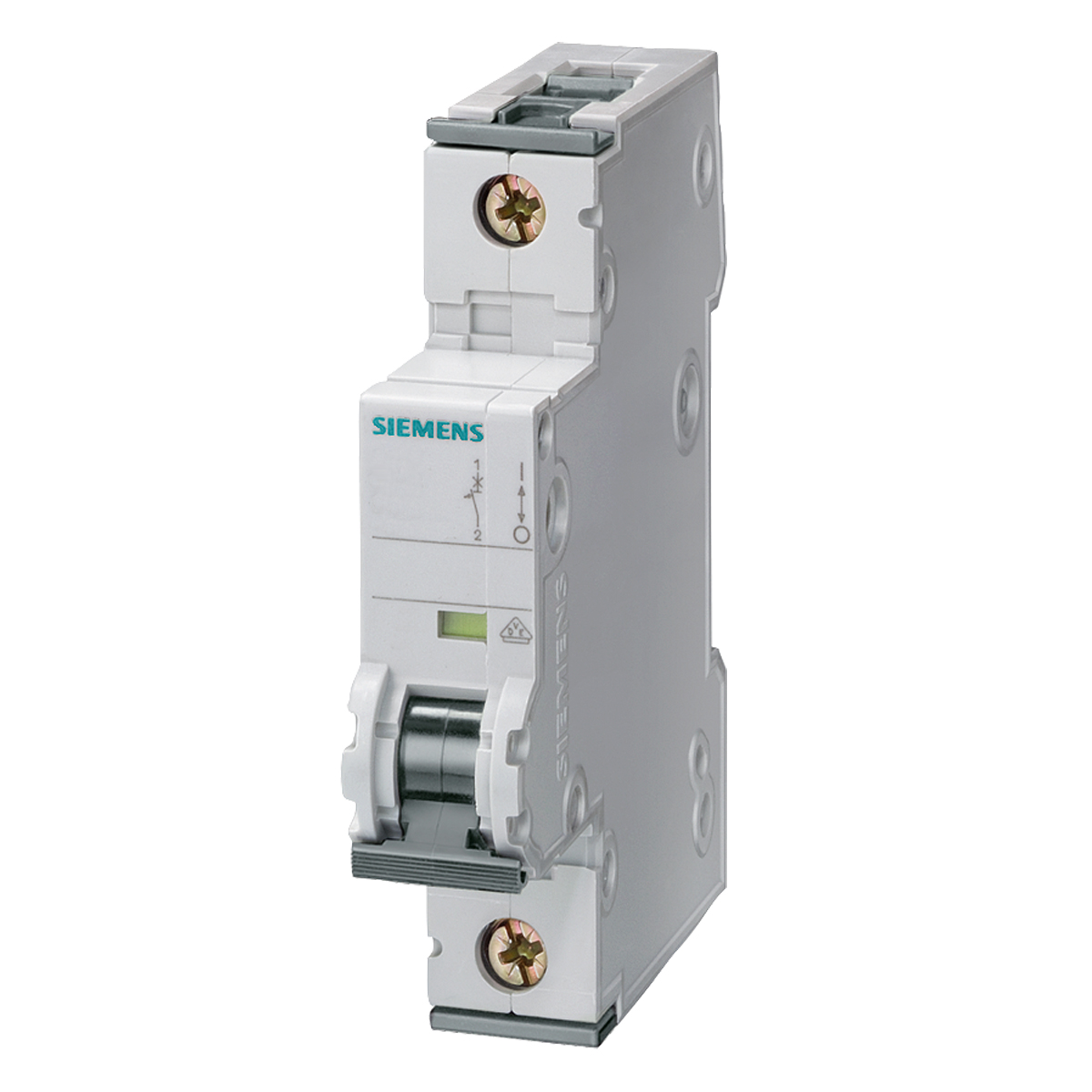 Disjuntor Mini Din Unipolar 16A Termomagnético Curva C 15Ka 230/400V 5SY61167 Siemens