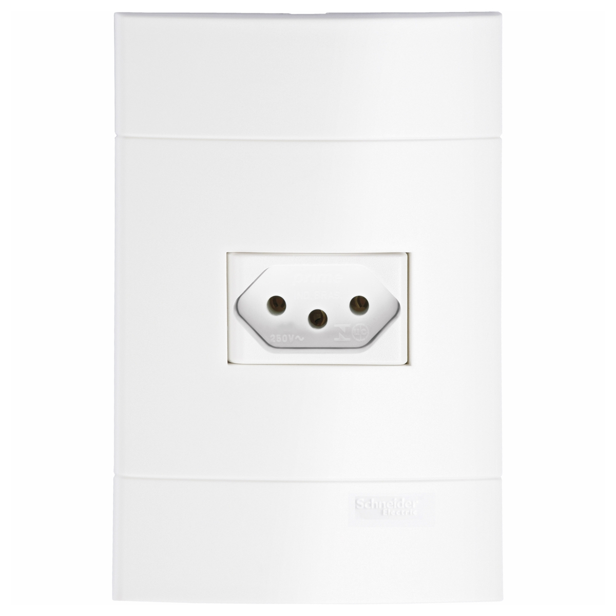 Conjunto 1 Tomada Horizontal 20A 4X2 Lunare Branco - Schneider Electric