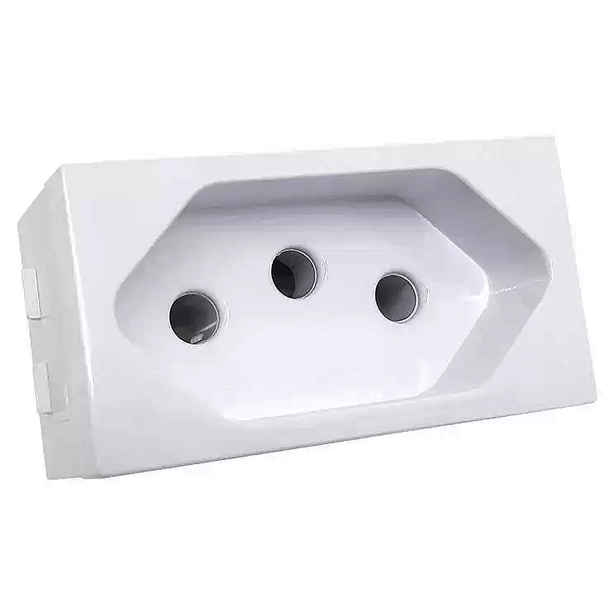 Módulo Tomada 10A Home Branco - Blux