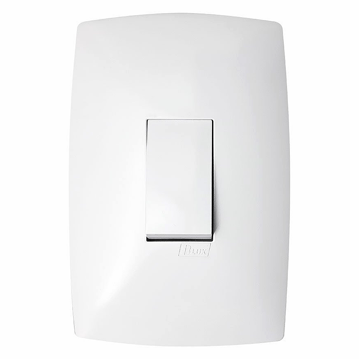 Conjunto 1 Interruptor Simples Vertical 10A 4X2 Home Branco - Blux