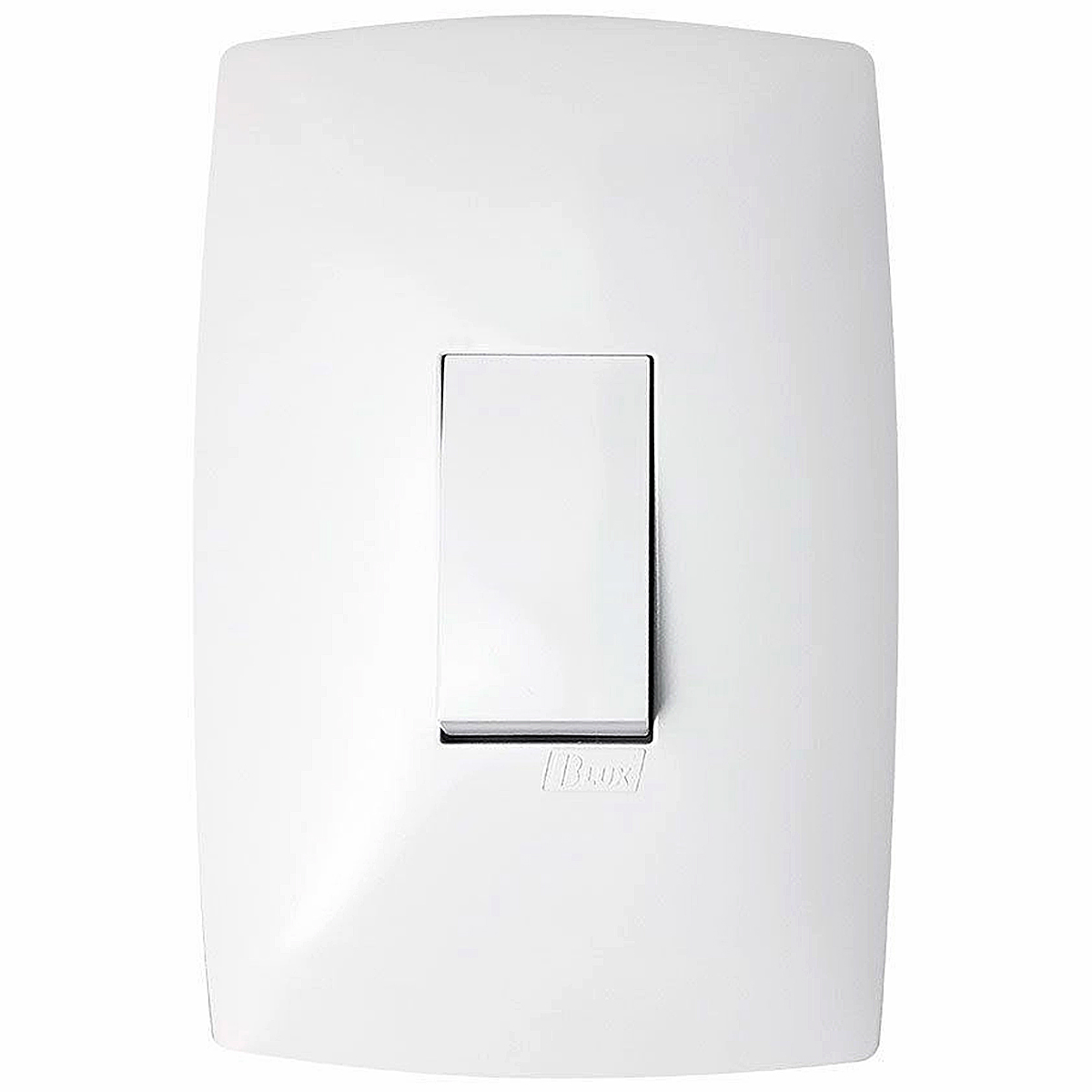 Conjunto 1 Interruptor Paralelo Vertical 10A 4X2 Home Branco - Blux