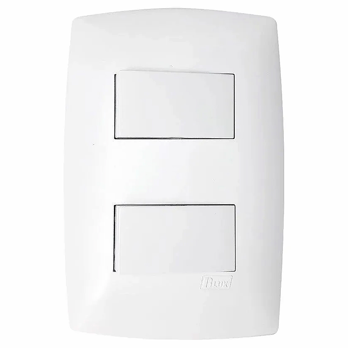 Conjunto 2 Interruptores Paralelo Distanciados 10A 4X2 Home Branco - Blux