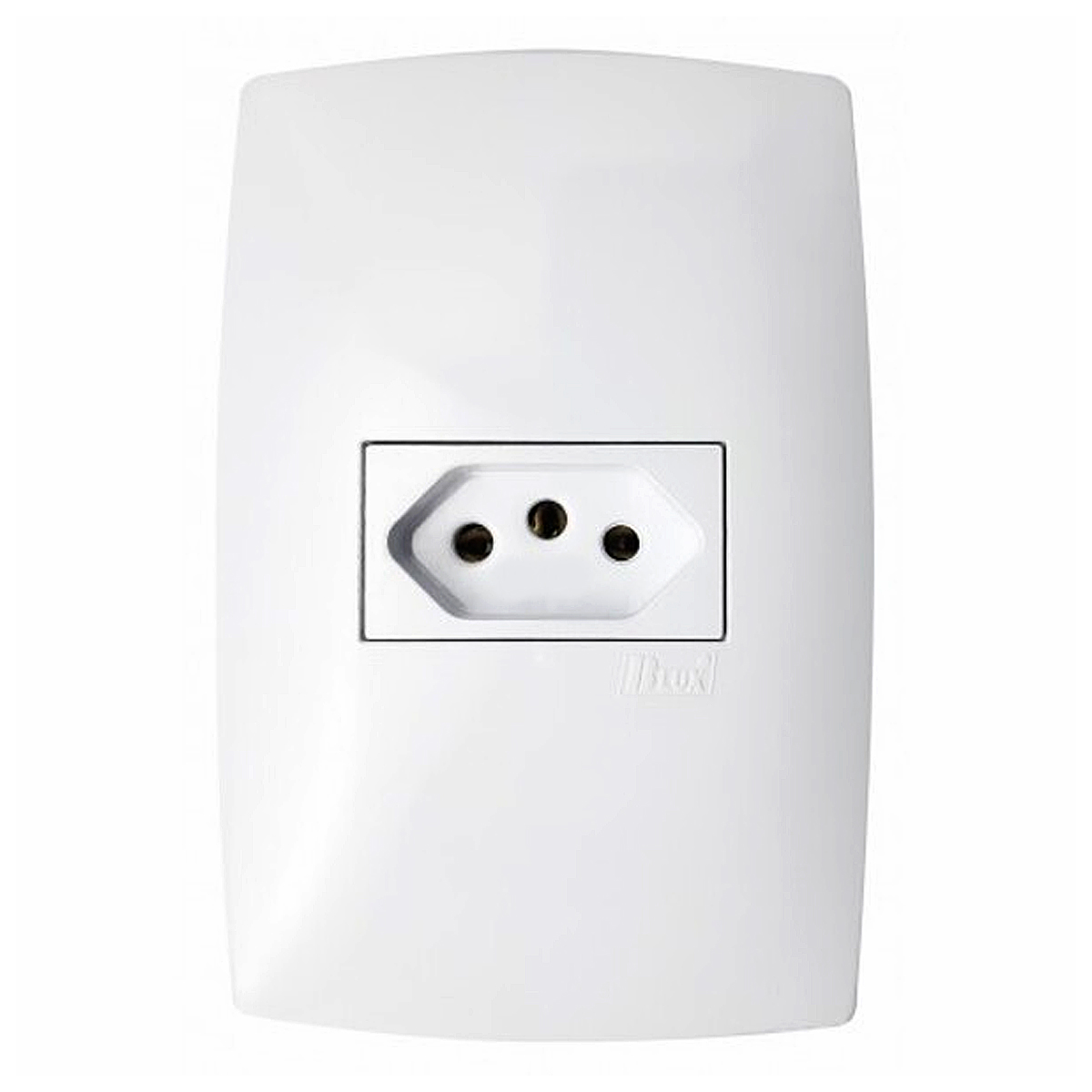 Conjunto 1 Tomada Horizontal 20A 4X2 Home Branco - Blux