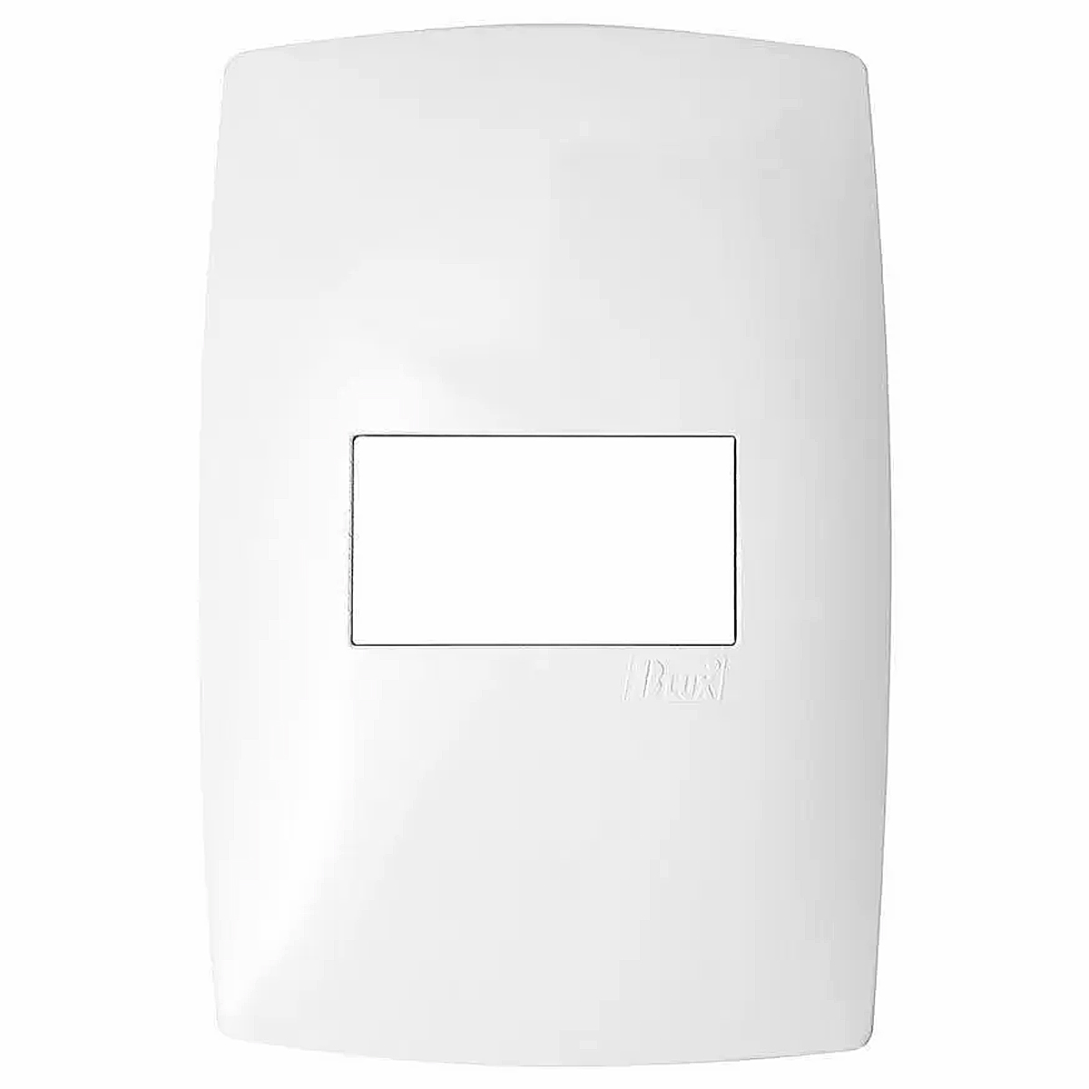 Placa Acabamento Horizontal 4X2 Home Branco - Blux