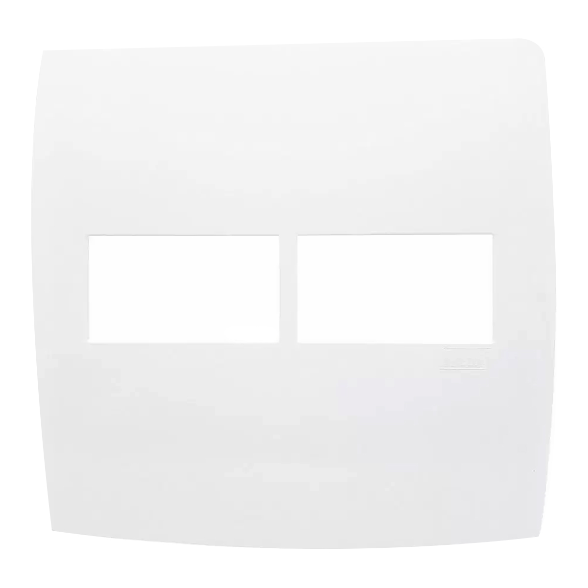 Placa Acabamento 2 Postos 4X4 Home Branco - Blux