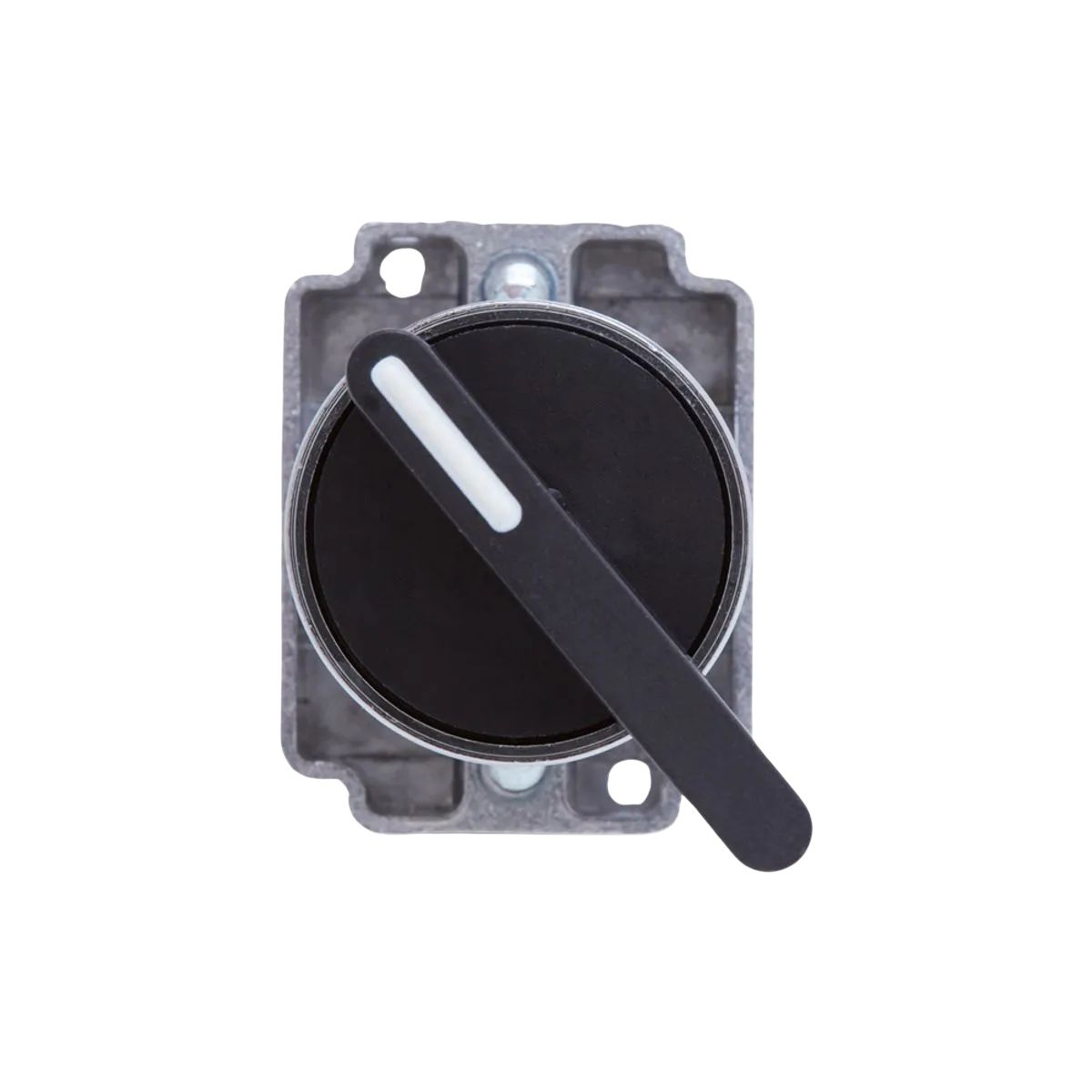 Frontal Comutador Knob Longo 2 Posição Fixa 60G 22,5Mm Metálico Preto - Steck