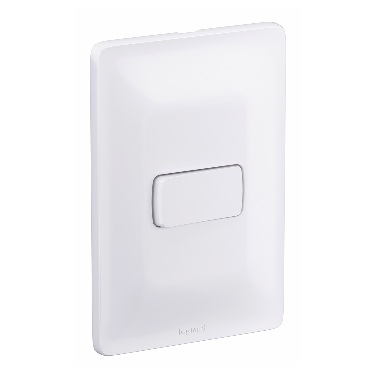 Conjunto 1 Interruptor Paralelo Horizontal 10A 4X2 Zeffia Branco - Pial