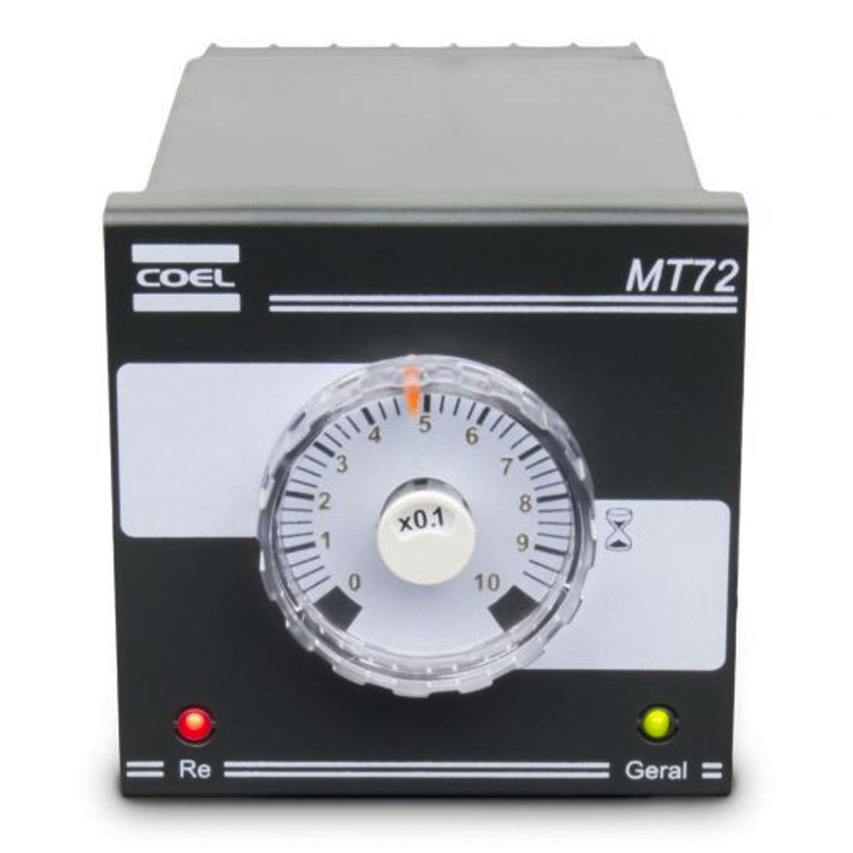 Relé Temporizador Analógico Retardo/Pulso Energização 0-60Seg/Min 1 Spdt (1Naf) 100-240V MT72W-R-GN-P Coel