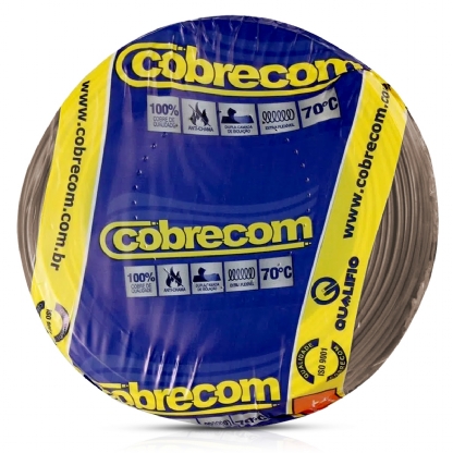 Cabo Flexível 750V PVC 1,50mm Marrom 100 Metros - Cobrecom