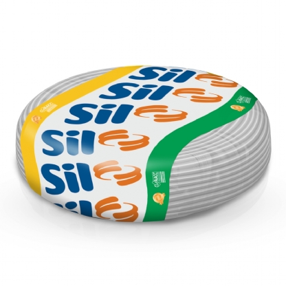 Cabo Flexível 750V PVC 2,50mm Branco 100 Metros - Sil