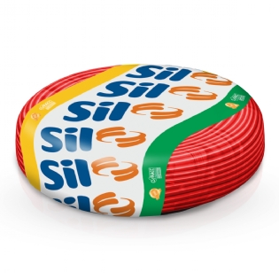 Cabo Flexível 750V PVC 4,00mm Vermelho 100 Metros - Sil