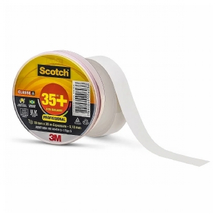 Fita Isolante Colorida 19mm 20 Metros Branco Scotch 35+ HB004482517 - 3M Do Brasil