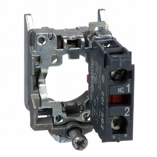 Bloco Contato Auxiliar Para Botão 1Nf Corpo Fixação Modular Metálico ZB4BZ102 - Schneider Electric