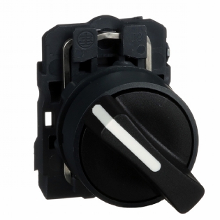 Comutador Montada Manopla Curta 1Na 2 Posições C/Retenção Xb5 22,55mm XB5AD21 - Schneider Electric