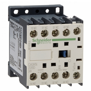 Contator Auxiliar 10A 24Vcc 2Na+2Nf CA3KN22BD - Schneider Electric