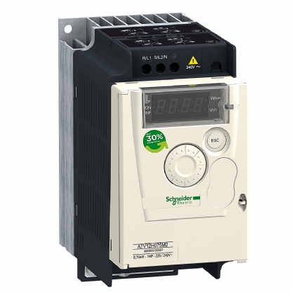Inversor Frequência Monofásico 200-240V 50/60Hz 4,2A 0,75Kw ATV12H075M2 - Schneider Electric