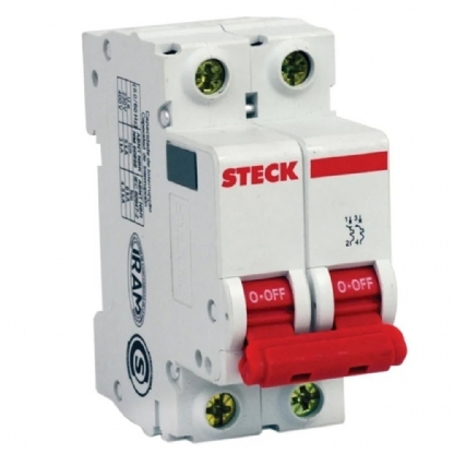 Disjuntor Mini Din Bipolar 40A Curva C 3Ka 230/400V SDD62C40 - Steck