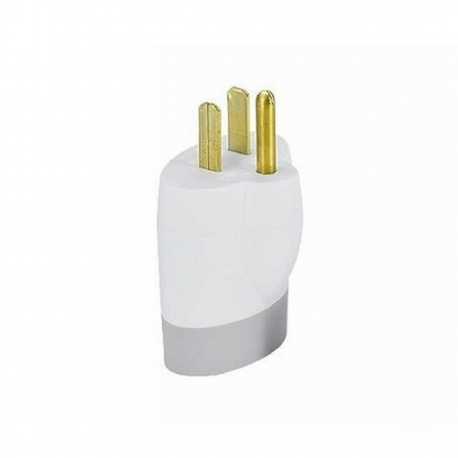 Adaptador Universal Novo Para Antigo 250V 15A  Branco - Daneva