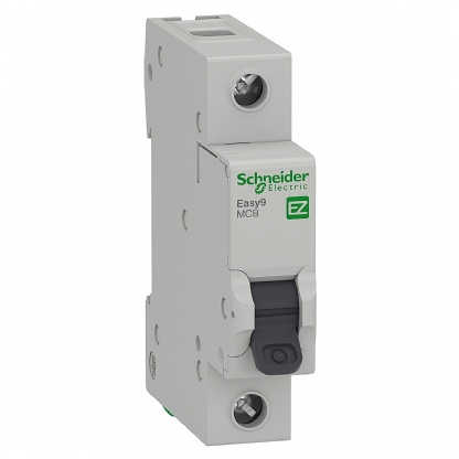 Disjuntor Mini Din Unipolar 4A Curva C 3Ka 230/400V EZ9F33104 - Schneider Electric