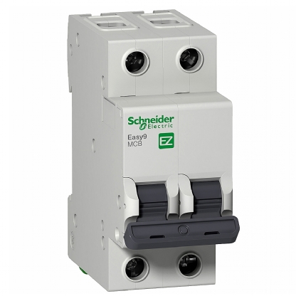 Disjuntor Mini Din Bipolar 20A Curva B 3Ka 230/400V EZ9F13220 - Schneider Electric