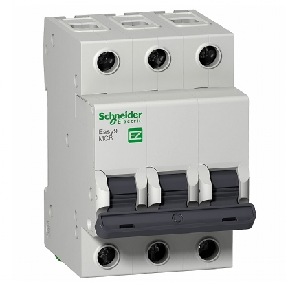 Disjuntor Mini Din Tripolar 20A Curva C 3Ka 230/400V EZ9F33320 - Schneider Electric