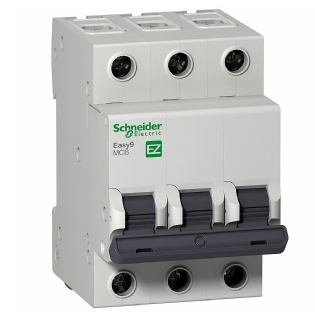 Disjuntor Mini Din Tripolar 40A Curva C 3Ka 230/400V EZ9F33340 - Schneider Electric