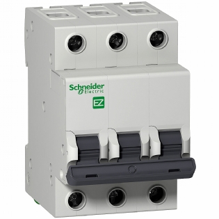 Disjuntor Mini Din Tripolar 50A Curva C 3Ka 230/400V EZ9F33350 - Schneider Electric