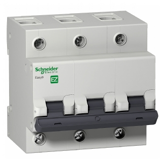 Disjuntor Mini Din Tripolar 80A Curva C 4,5Ka 230/400V EZ9F33380 - Schneider Electric
