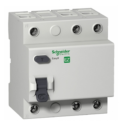 Interruptor Diferencial Residual Tripolar 40A 30Ma 230V Tipo Ac EZ9R33340 - Schneider Electric