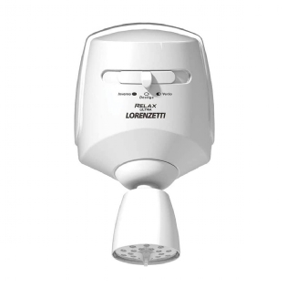 Chuveiro Ducha Elétrica Relax 220V 5500W Branco 3 Temperaturas - Lorenzetti