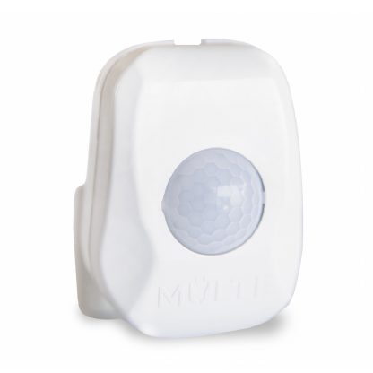 Sensor Presença Anunciador Sobrepor 9V Alcance 10 Metros Branco - Multicraft