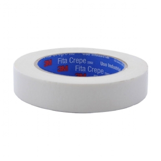 Fita Crepe 18mm 50 Metros Branco Uso Industrial 2352 HB004193189 - 3M Do Brasil
